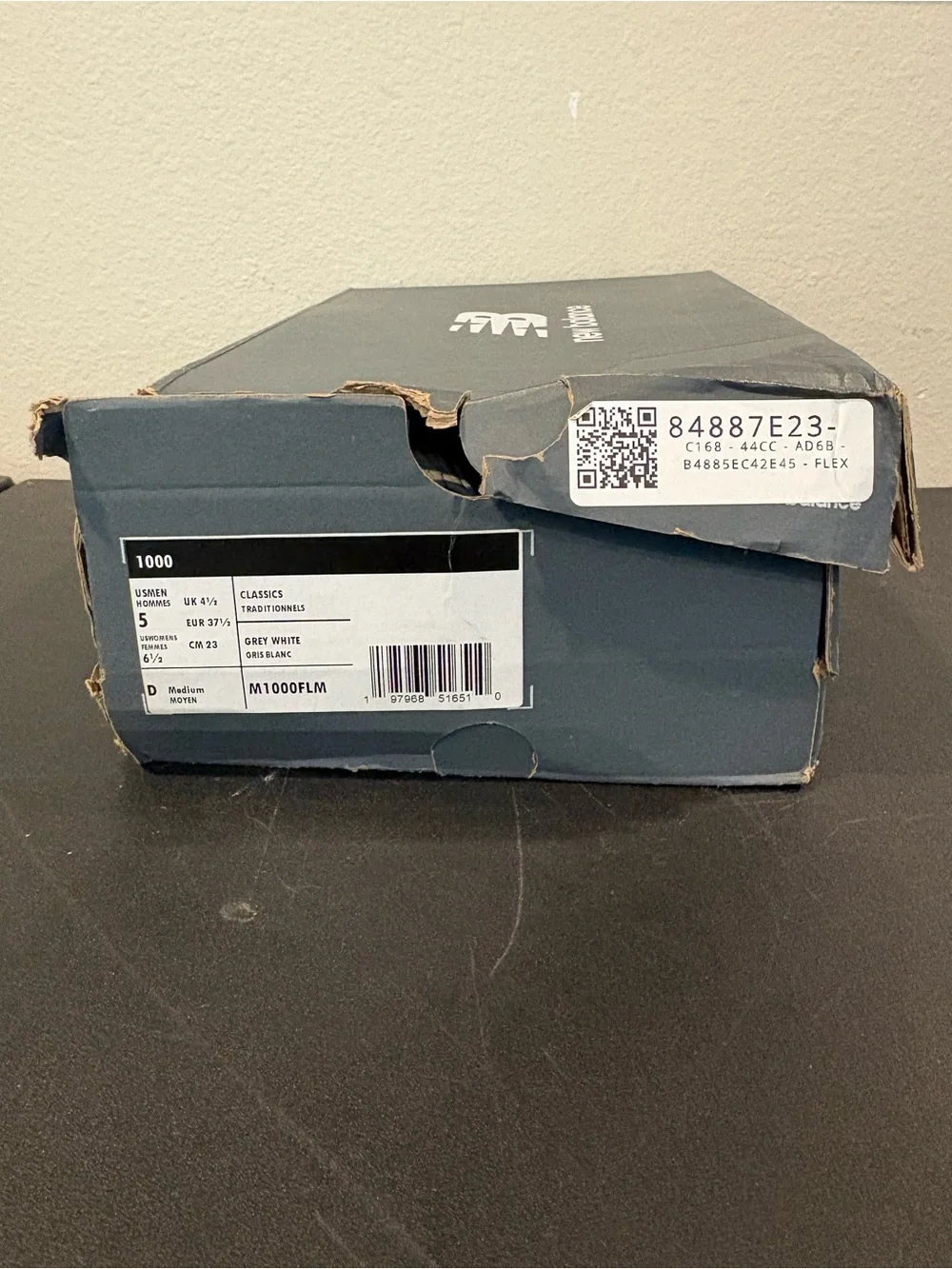 New Balance NB 1000 Women Grey/White Running Sneakers M1000FLM Sz 6.5 New In Box - Picture 8 of 10